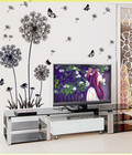 Hình ảnh: Decal Bồ công anh đen