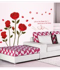 Hình ảnh: Decal Hoa hồng đỏ 1