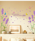 Hình ảnh: Decal Hoa oải hương tím