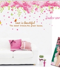 Hình ảnh: Decal Giàn đào hạnh phúc