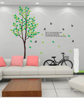 Hình ảnh: Decal Cây to xe đạp