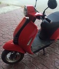 Hình ảnh: Xe điện vespa màu đỏ đã đăng kí biển bảo hành 6 tháng