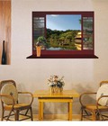 Hình ảnh: Decal Cửa sổ dòng sông 2