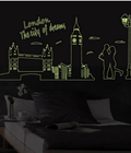 Hình ảnh: Decal  Dạ quang London