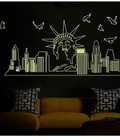 Hình ảnh: Decal Dạ quang New York