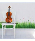 Hình ảnh: Decal  Chân tường lúa xanh