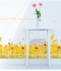 Hình ảnh: Decal Chân tường lúa mì