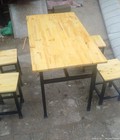 Hình ảnh: bộ bàn ghế gỗ quán cốc caffe
