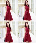 Hình ảnh: Đầm Cổ Chéo Thắt Nơ Eo Xinh Xắn K185 Mã số : 38