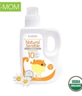 Hình ảnh: Nước xả vải sơ sinh hữu cơ organic K mom Hàn Quốc dạng chai Chai 1700ml Hương thơm: ấm nóng KM13227