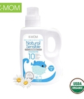 Hình ảnh: Nước xả vải sơ sinh hữu cơ organic K mom Hàn Quốc Chai: 1700ml Hương mát mẻ KM13162