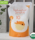 Hình ảnh: Nước xả vải sơ sinh hữu cơ Organic K Mom Hàn Quốc Túi: 1300ml Hương ấm nóng KM13123