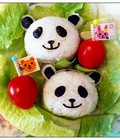 Hình ảnh: Khuôn cơm gấu panda rong biển