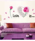 Hình ảnh: Decal Hoa hồng tình yêu