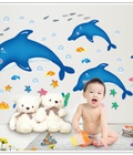 Hình ảnh: Decal  Cá heo nhảy múa