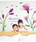 Hình ảnh: Decal Hoa ly tím 2