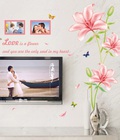 Hình ảnh: Decal  Hoa ly hồng 