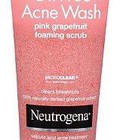 Hình ảnh: ữa rửa mặt trị mụn Neutrogena Oil Free Acne Wash Pink Grapefruit Foaming Scrub dạng hạt