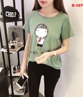 Hình ảnh: Áo thun nữ in hình đơn giản, cực dễ thương