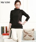 Hình ảnh: 1 số mẫu áo thun cổ lọ dài tay nữ