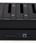 Hình ảnh: Thiết bị cắm nóng 3 ổ cứng, kết nối USB 3.0, có chức năng Clone từ 1 ra 2 ổ cứng, ORICO 6638US3-C (Đen)​