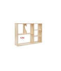 Hình ảnh: Giá sách gỗ cao su G04