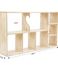 Hình ảnh: Kê sách gỗ cao su G05
