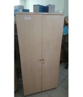 Hình ảnh: Tủ hồ sơ 2 cánh màu kem cao 1m6 như mới 90% giá rẻ 
