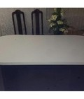 Hình ảnh: Thanh lý bàn họp oval màu trắng 2m giá rẻ 