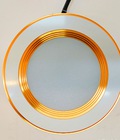 Hình ảnh: Đèn led âm trần 3 màu viền vàng 7w TLC