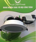 Hình ảnh: Đèn led âm  trần đế đúc siêu sáng TLC ba màu 7w 