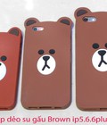 Hình ảnh: Ốp dẻo thú nổi gấu Brown mỏng