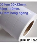 Hình ảnh: Báo giá giấy decal in tem nhãn mã vạch thông dụng 35 x 22