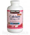 Hình ảnh: Viên Calcium 600mg With Vitamin D 500 Viên Của Kirkland