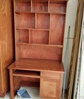 Hình ảnh: Giá sách kèm bàn học, gỗ Xoan Đào 80cm
