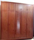 Hình ảnh: Tủ quần áo 5 buồng cao, gỗ Xoan Đào HAGL