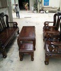 Hình ảnh: Bộ bàn ghế gỗ tràm phun pu giả mun tay 9 PK-02