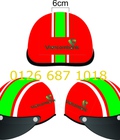 Hình ảnh: Sản xuất mũ bảo hiểm in logo ngân hàng, mũ bảo hiểm công ty điện lạnh