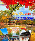 Hình ảnh: Tour Hàn Quốc giá tiết kiệm ngắm mùa thu lá đỏ Tặng Show Nghệ Thuật miễn phí