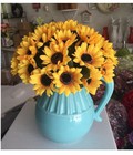 Hình ảnh: Bình hoa hướng dương vải - BG411