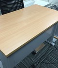 Hình ảnh: Bàn làm việc cũ chân sắt 1m4 - M02