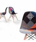 Hình ảnh: Ghế nhựa bọc vải, ghế nhựa bọc vải thổ cẩm, ghế EAMES DSW