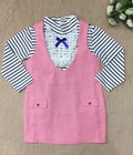Hình ảnh: M1058 1 Váy ghile áo cotton bèo ngực, bé gái, Made in Viet Nam, size 2 6, r/5