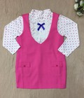 Hình ảnh: M1058.4 Váy ghile áo cotton bèo ngực, bé gái, Made in Viet Nam, size 2 6, r/5