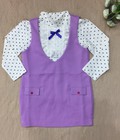 Hình ảnh: M1058.5 Váy ghile áo cotton bèo ngực, bé gái, Made in Viet Nam, size 2 6, r/5