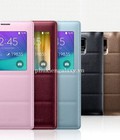 Hình ảnh: Bao da S View cho Samsung Galaxy Note 4 chính hãng.