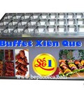 Hình ảnh: Quầy xiên que, xiên que tự chọn, khay xien que, khay inox đựng xiên que, Quầy bán xiên que