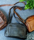 Hình ảnh: Túi đeo chéo da bò dành cho nam. Bảo hành trọn đời