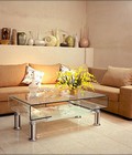 Hình ảnh: Bộ sofa nệm màu nâu vàng 