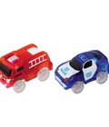 Hình ảnh: Bộ 2 xe đua ánh sáng Kidoozie Build A Road Light Up Cars ĐK 8124